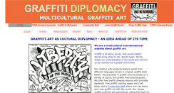 Desktop Screenshot of graffitidiplomacy.com